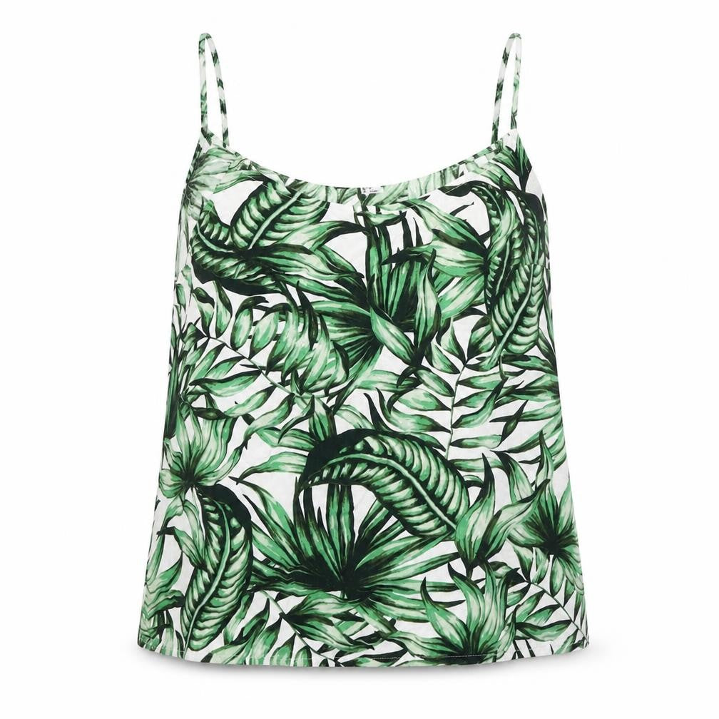 Womens UK Size 10 Divided Green Basic Tank