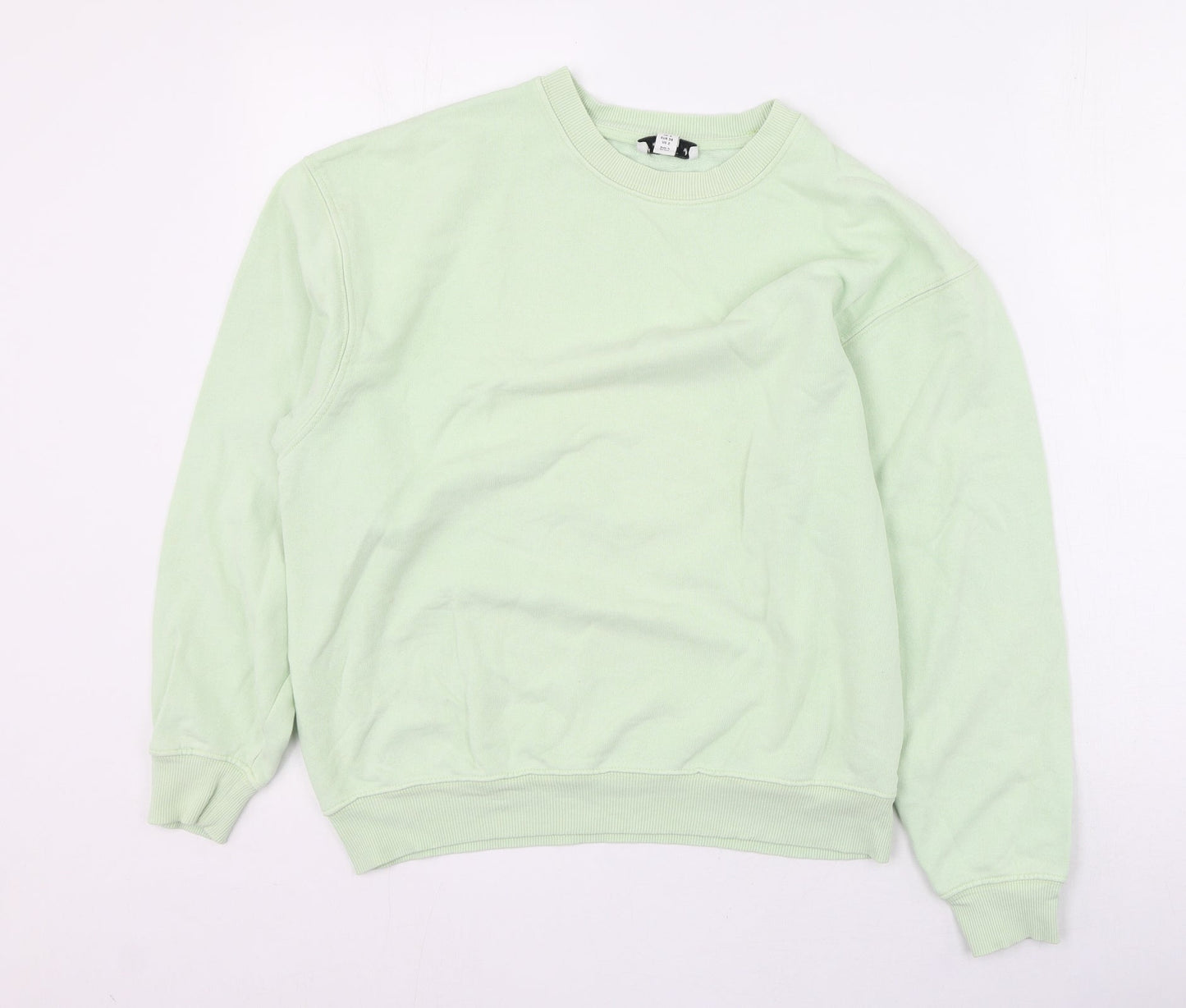 Womens UK Size 6 Topshop Green Pullover Jumper
