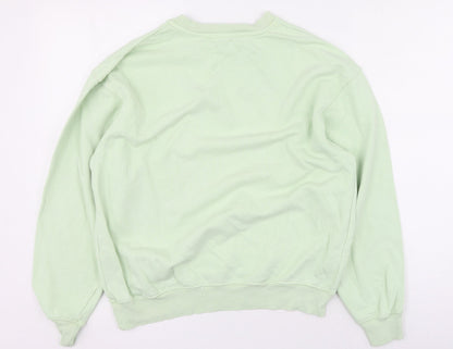 Womens UK Size 6 Topshop Green Pullover Jumper