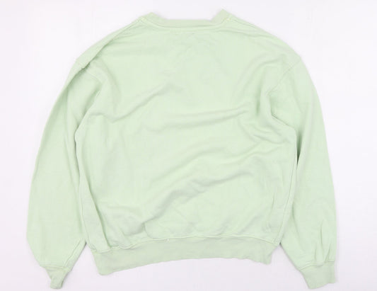 Womens UK Size 6 Topshop Green Pullover Jumper