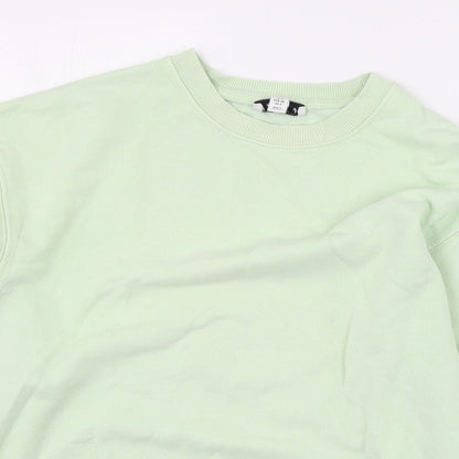 Womens UK Size 6 Topshop Green Pullover Jumper
