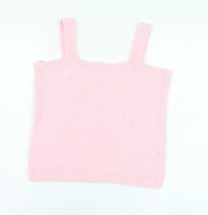 Womens UK Size M Savida Pink Basic Tank