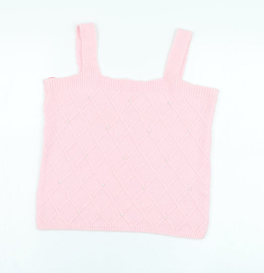 Womens UK Size M Savida Pink Basic Tank