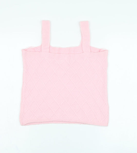Womens UK Size M Savida Pink Basic Tank