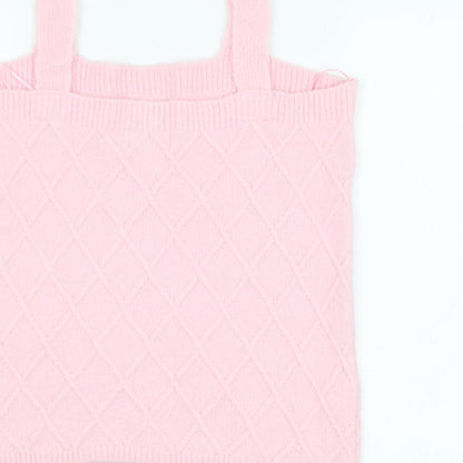 Womens UK Size M Savida Pink Basic Tank