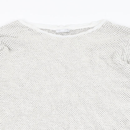 Womens UK Size M Zara Grey Pullover Jumper