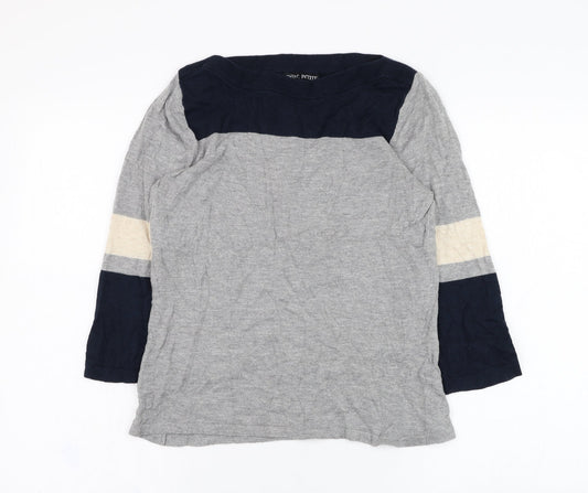 Womens UK Size 10 NEXT Grey Pullover Jumper