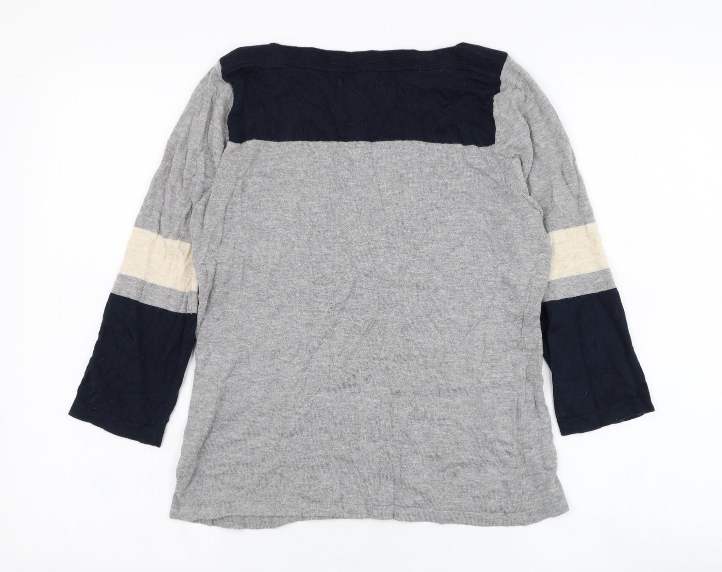 Womens UK Size 10 NEXT Grey Pullover Jumper