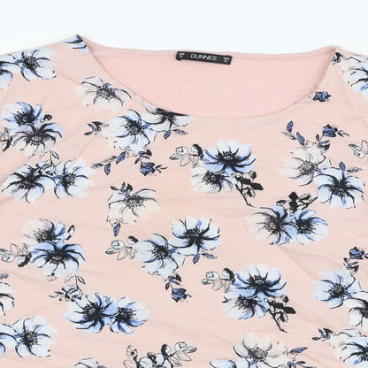 Womens UK Size 20 Dunnes Stores Pink Basic Blouse