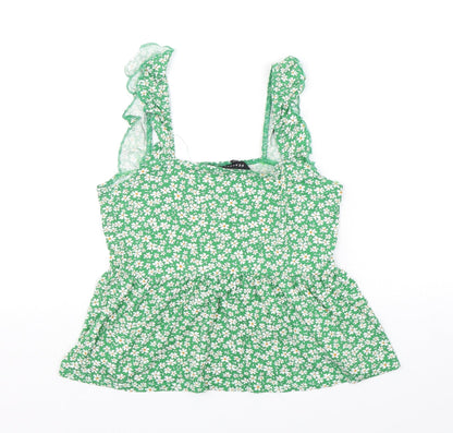 Womens UK Size 8 Peacocks Multicoloured Camisole Tank