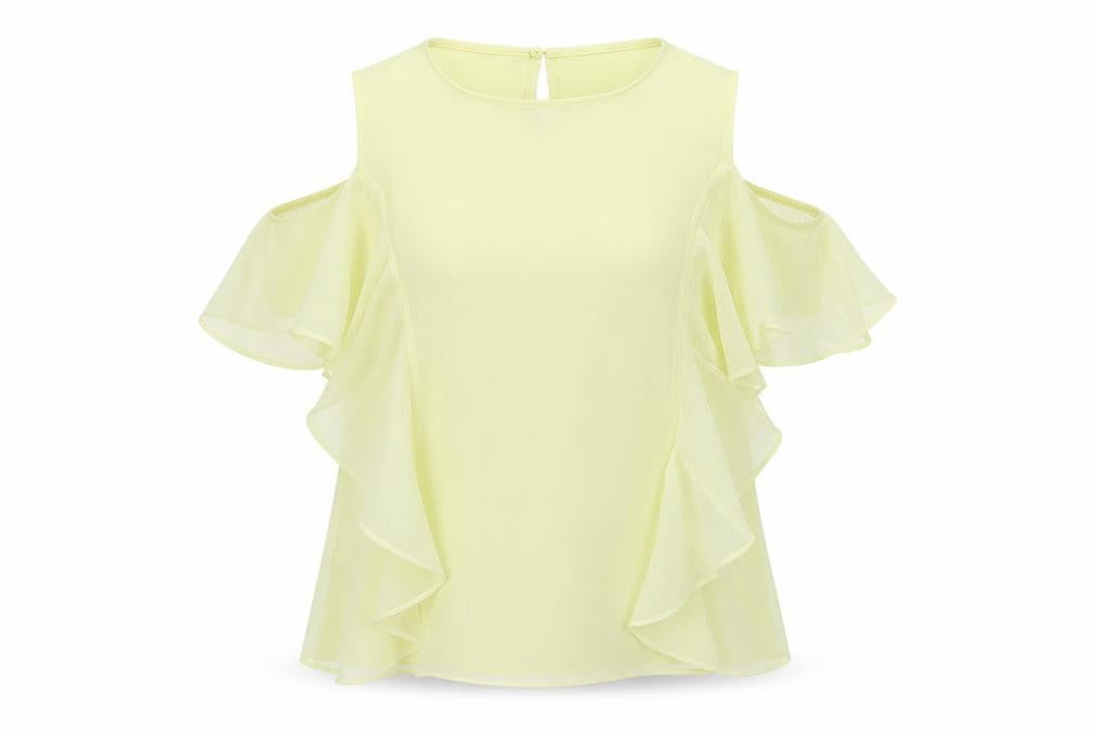 Womens UK Size 8 H&M Green Basic Blouse
