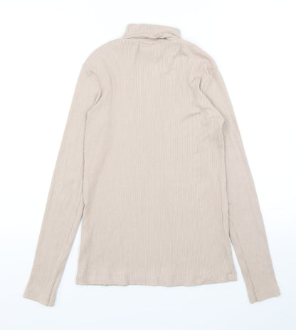 Womens UK Size S H&M Beige Pullover Jumper