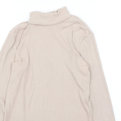 Womens UK Size S H&M Beige Pullover Jumper