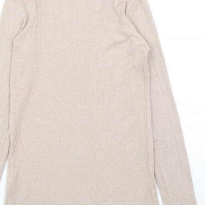 Womens UK Size S H&M Beige Pullover Jumper