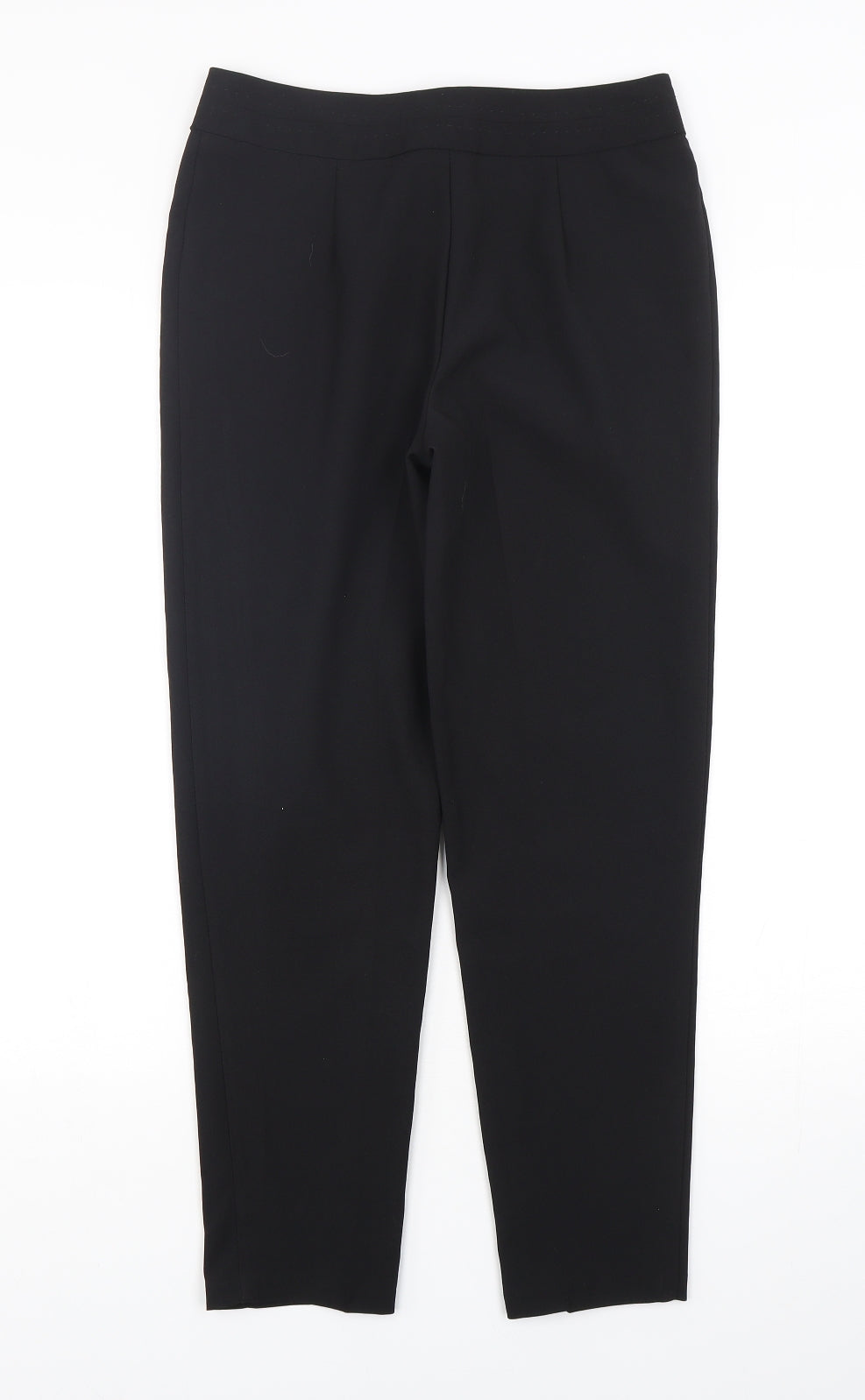 George Womens Black  Polyester Trousers  Size 8 L28 in Regular Hook & Eye