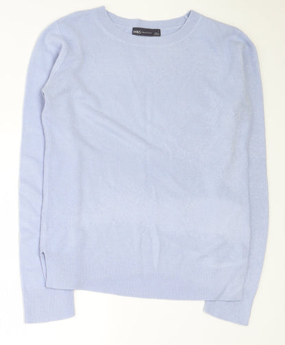 Womens UK Size 6 Marks and Spencer Purple Pullover Jumper