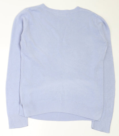 Womens UK Size 6 Marks and Spencer Purple Pullover Jumper