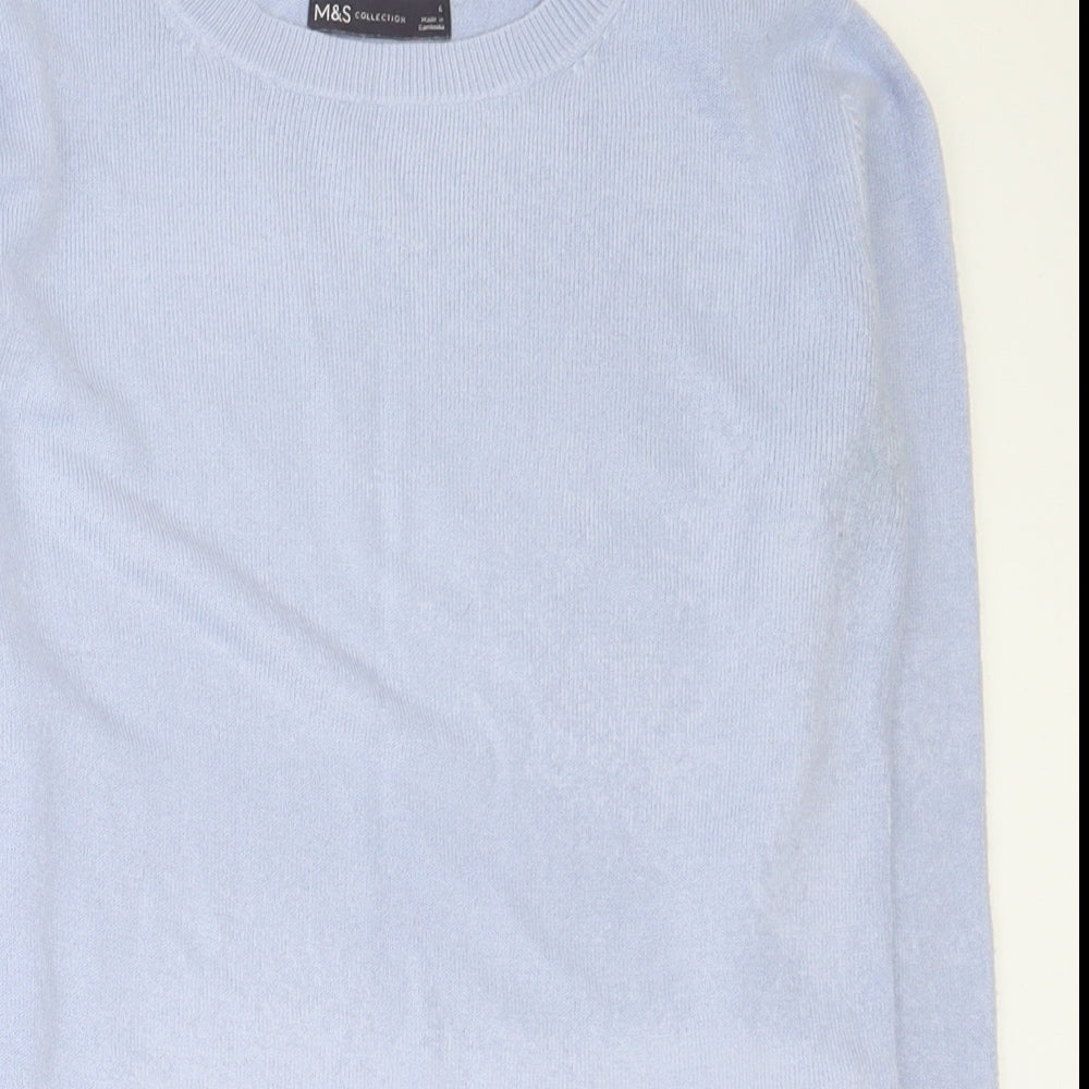Womens UK Size 6 Marks and Spencer Purple Pullover Jumper