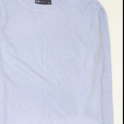 Womens UK Size 6 Marks and Spencer Purple Pullover Jumper