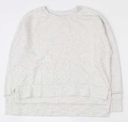 Primark Womens Grey  Cotton Pullover Sweatshirt Size 10  Pullover
