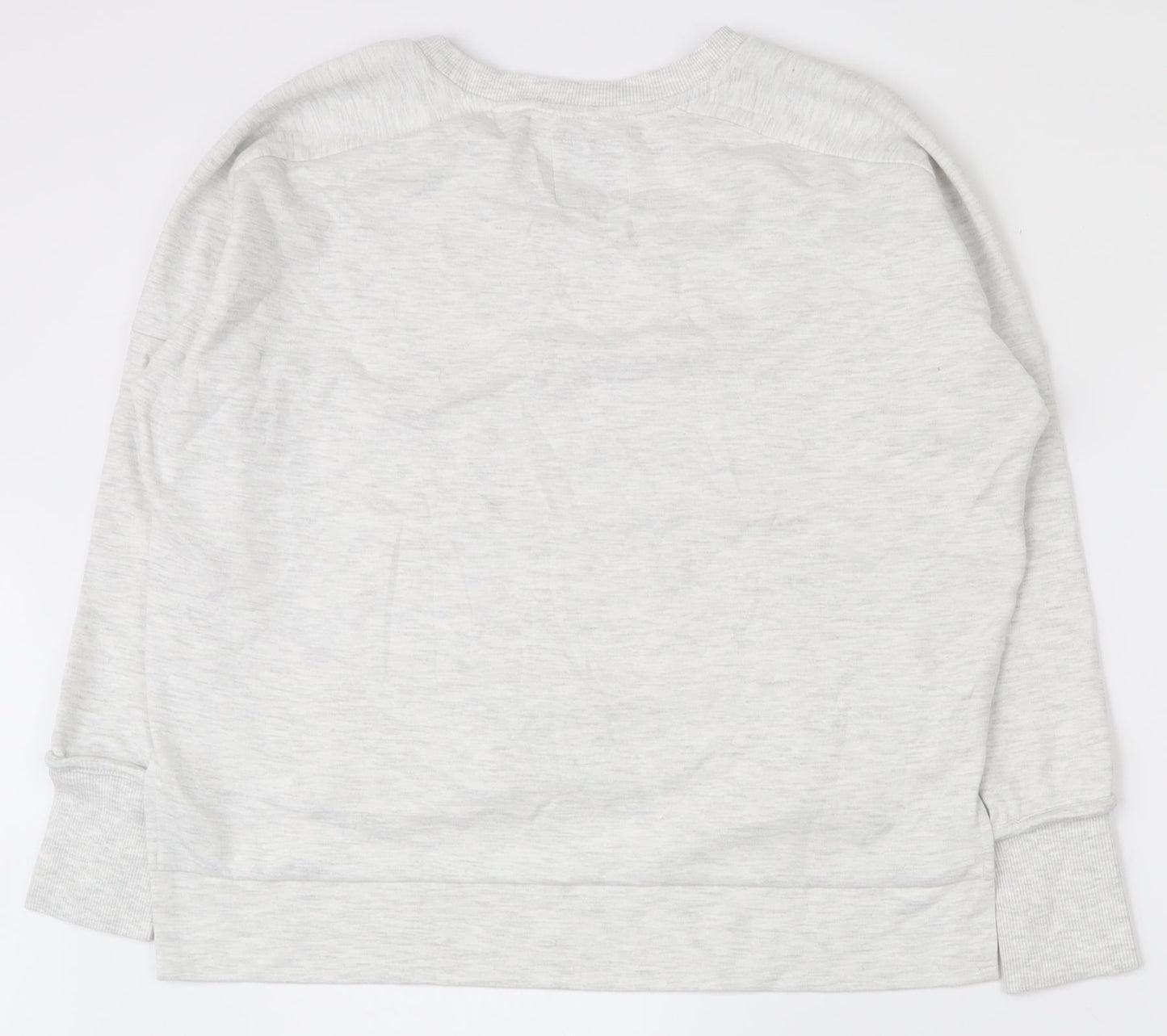 Primark Womens Grey  Cotton Pullover Sweatshirt Size 10  Pullover