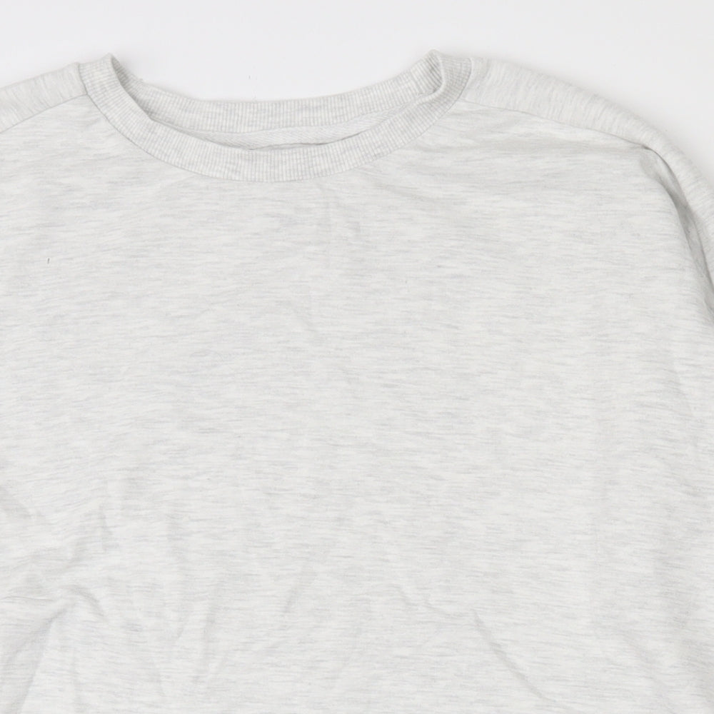 Primark Womens Grey  Cotton Pullover Sweatshirt Size 10  Pullover