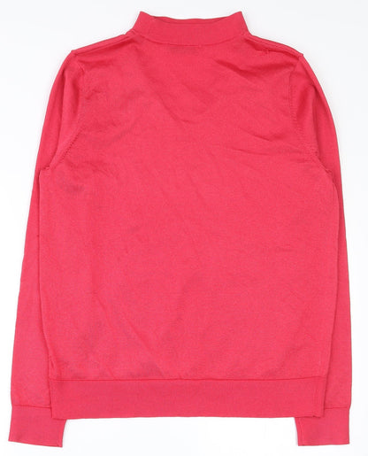Womens UK Size 14 Per Una Pink Basic T-Shirt