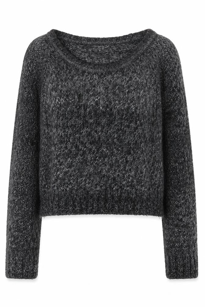 Womens UK Size 8 H&M Grey Pullover Jumper