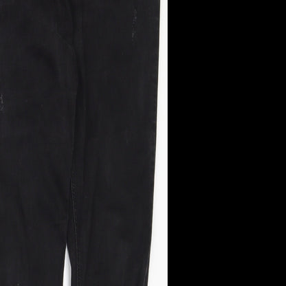Womens UK Size 34 in Preworn Regular Fit Skinny Black Jeans