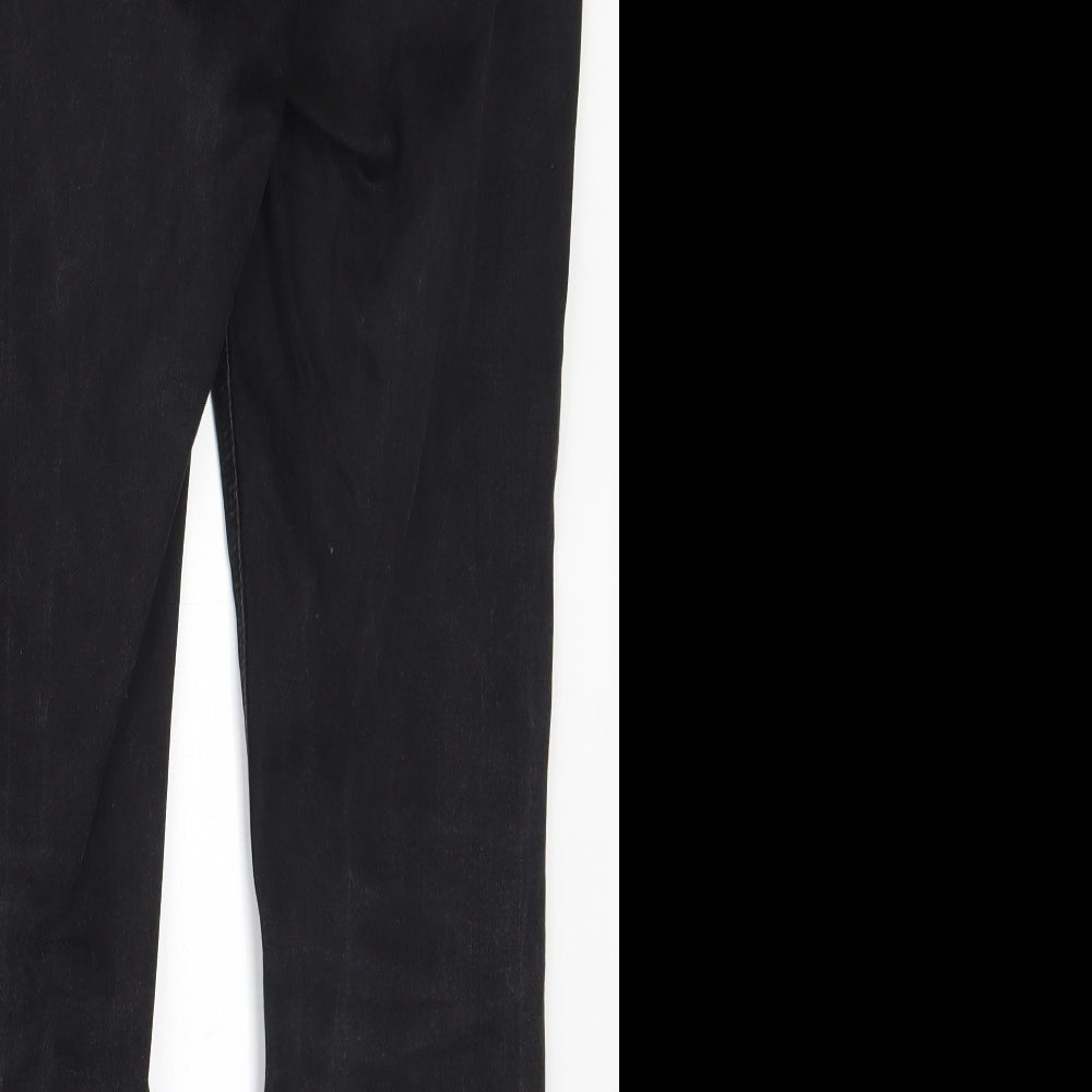 Womens UK Size 34 in Preworn Regular Fit Skinny Black Jeans