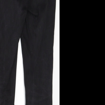 Womens UK Size 34 in Preworn Regular Fit Skinny Black Jeans