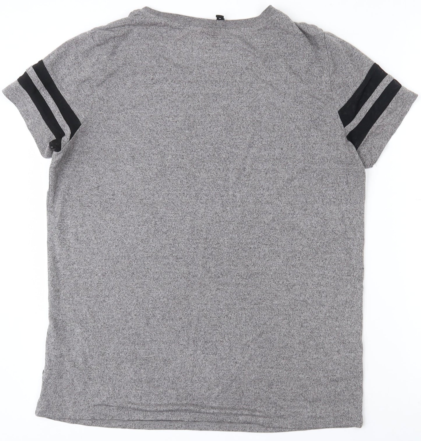 Womens UK Size S H&M Grey Basic T-Shirt