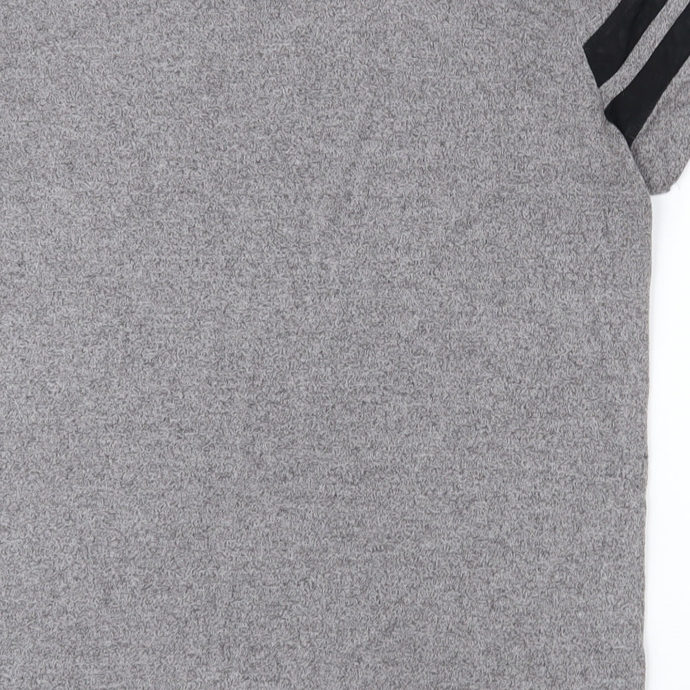 Womens UK Size S H&M Grey Basic T-Shirt