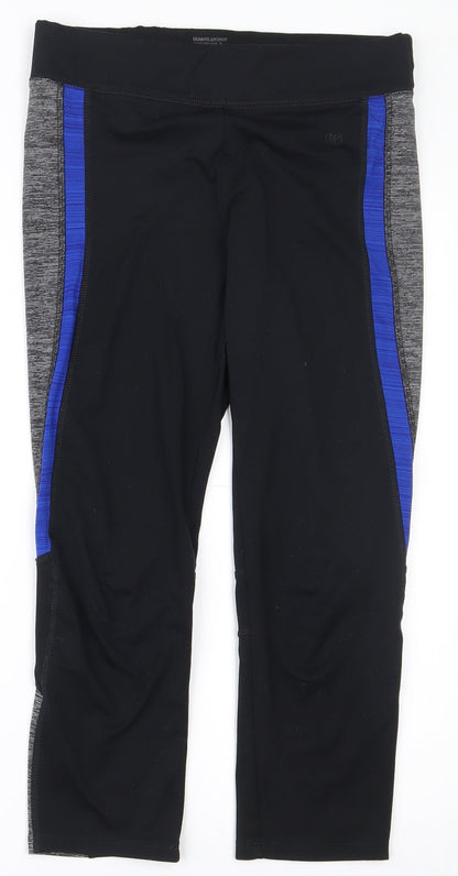 Womens UK Size 10 Dunnes Stores Regular Fit Jogger Black Leggings