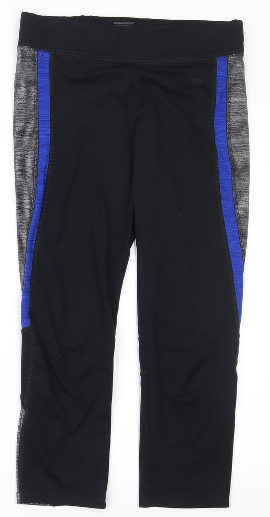 Womens UK Size 10 Dunnes Stores Regular Fit Jogger Black Leggings
