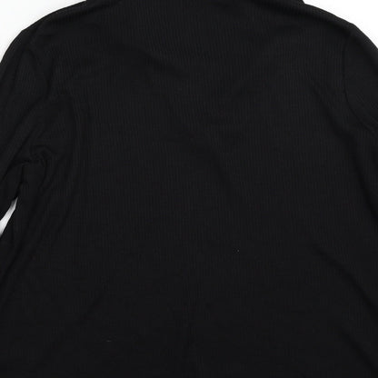 Womens UK Size 18 Marks and Spencer Black Pullover Sweatshirt