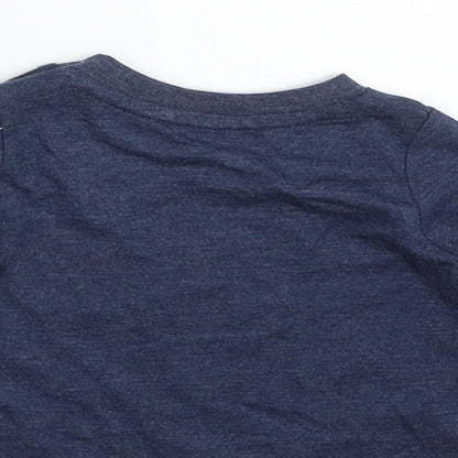 F&F Baby Blue  Cotton Basic T-Shirt Size 0-3 Months Crew Neck Pullover - Go for It