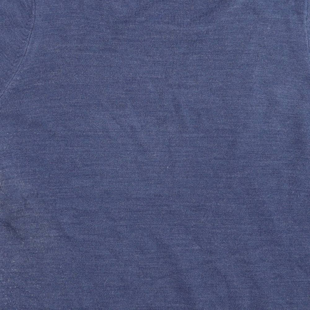 Womens UK Size 8 Marks and Spencer Blue Pullover Jumper