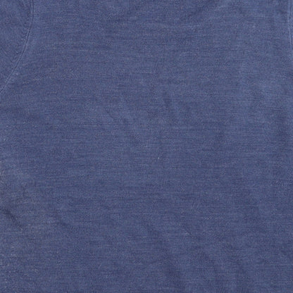 Womens UK Size 8 Marks and Spencer Blue Pullover Jumper