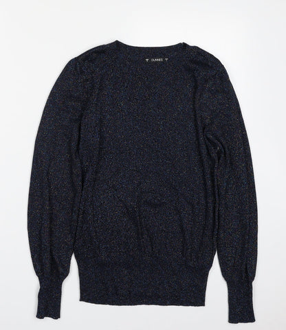 Dunnes Stores Womens Multicoloured Crew Neck  Viscose Pullover Jumper Size S