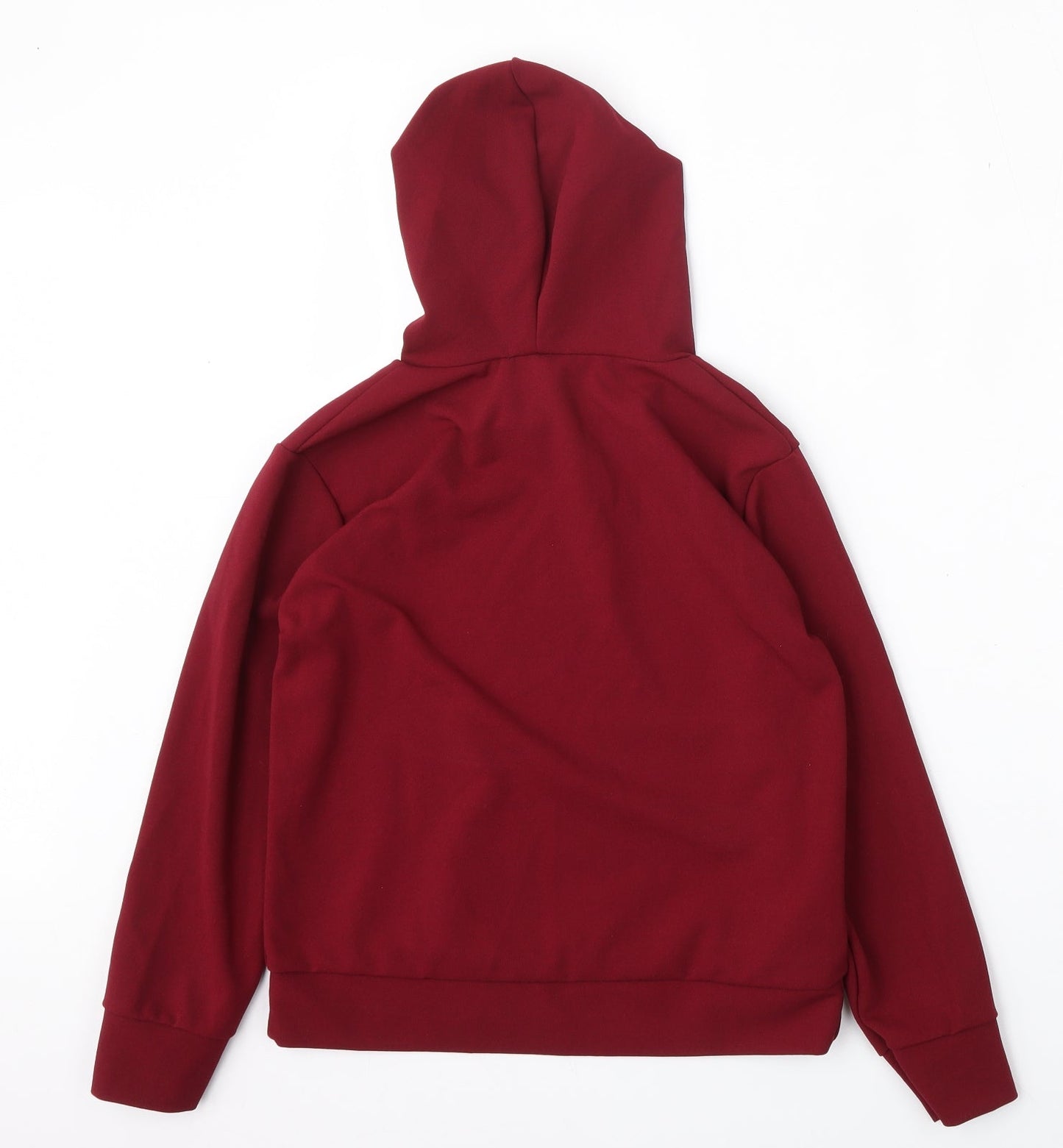 A2Z 4 Kids Girls Red  Polyester Pullover Hoodie Size 13 Years   - Vogue