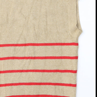 Womens UK Size S NEXT Beige Vest Jumper