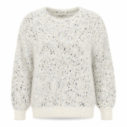 Aftershock Womens Multicoloured Round Neck  Acrylic Pullover Jumper Size L