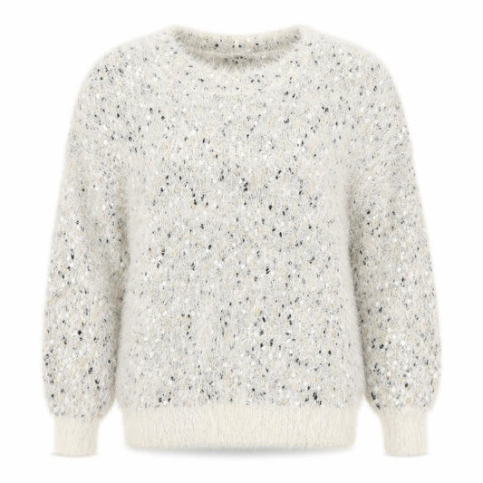 Aftershock Womens Multicoloured Round Neck  Acrylic Pullover Jumper Size L