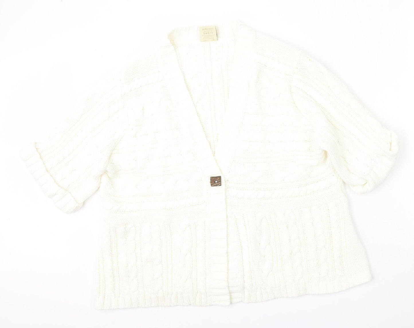Womens UK Size 20 Being Casual Beige Cardigan Jumper