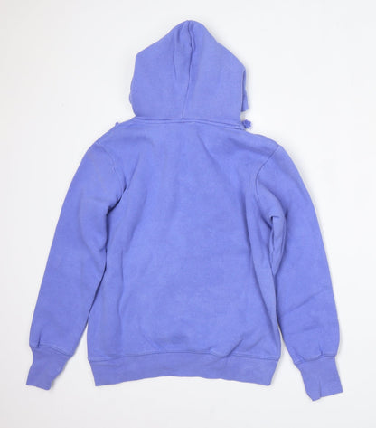 Womens UK Size S Disney Blue Pullover Hoodie