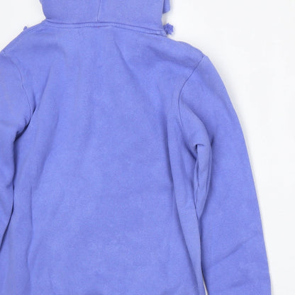Womens UK Size S Disney Blue Pullover Hoodie