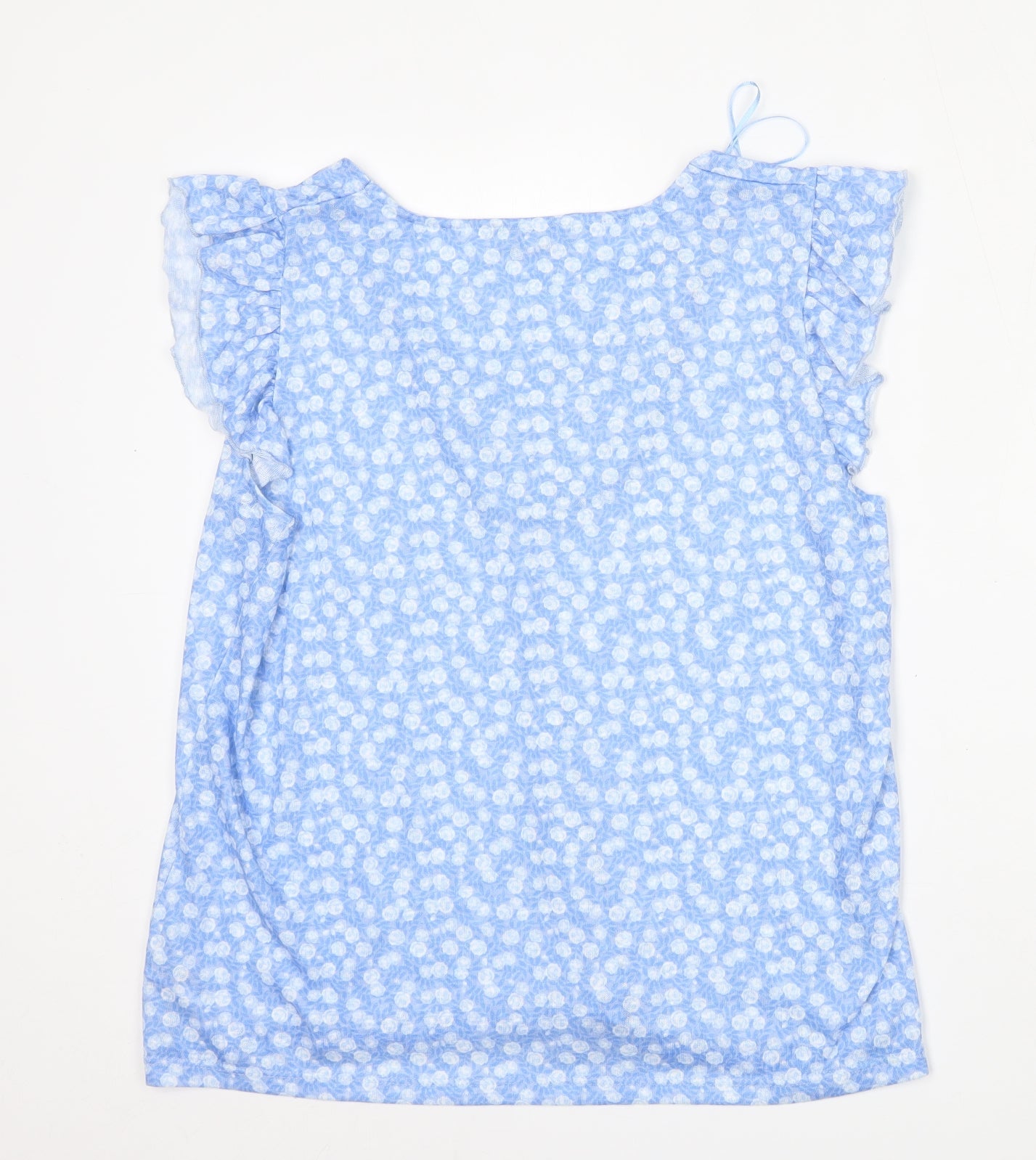 Womens UK Size L Dunnes Stores Blue Basic Blouse