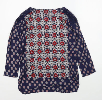 Womens UK Size 10 Marks and Spencer Multicoloured Basic Blouse