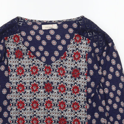 Womens UK Size 10 Marks and Spencer Multicoloured Basic Blouse